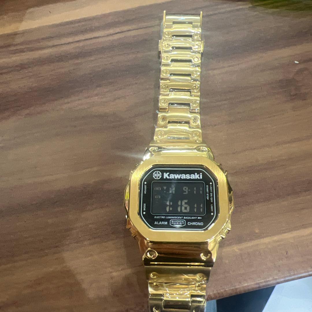 更に値下げしますG−SHOCK！フルメタルKawasaki プラザ改ゴールド