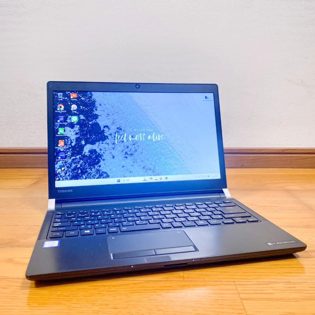 大容量メモリ16 SSD256 7世代i3 すぐ使える東芝ノートパソコン 軽量