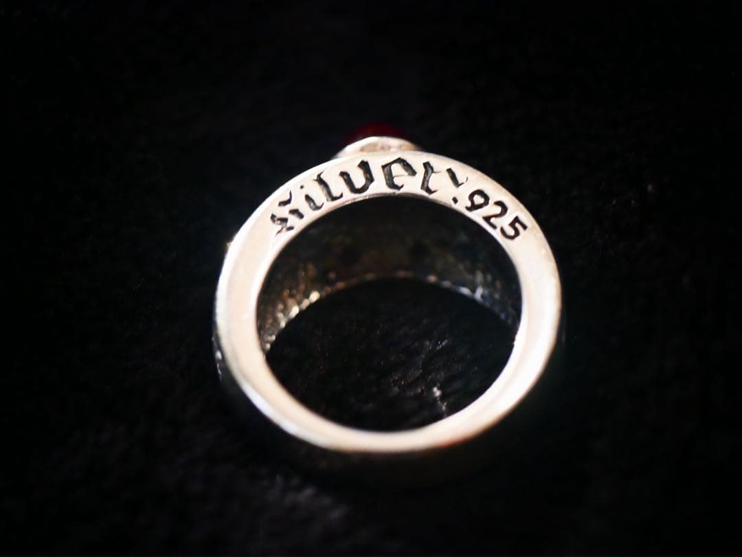 （赤）✨極美品✨archive シルバー925 リング 24~25号？
