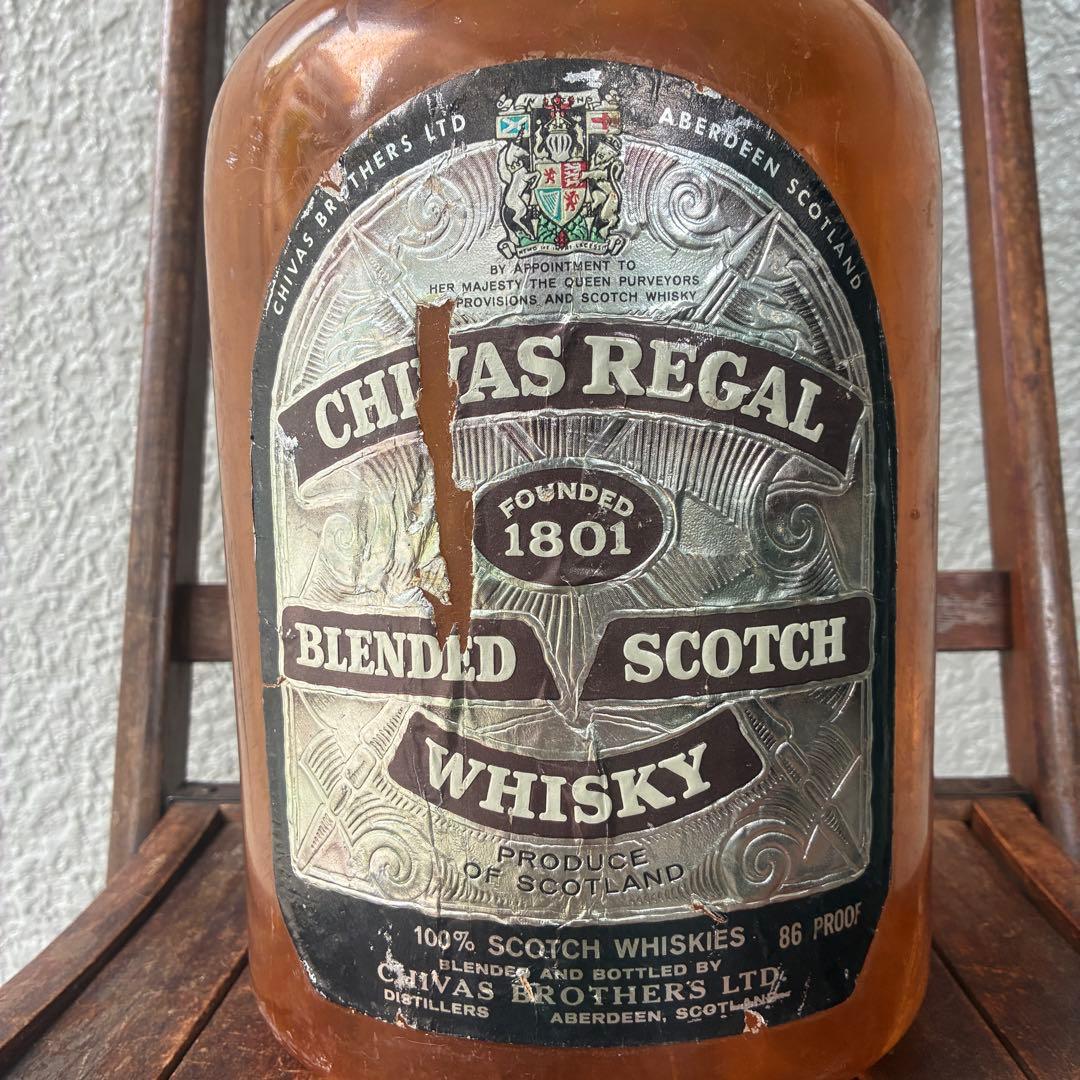 貴重BIG！50's〜スコッチウイスキー貯金箱　店舗アメリカアンティーク酒USA