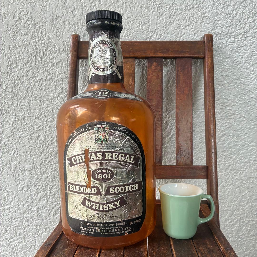 貴重BIG！50's〜スコッチウイスキー貯金箱　店舗アメリカアンティーク酒USA