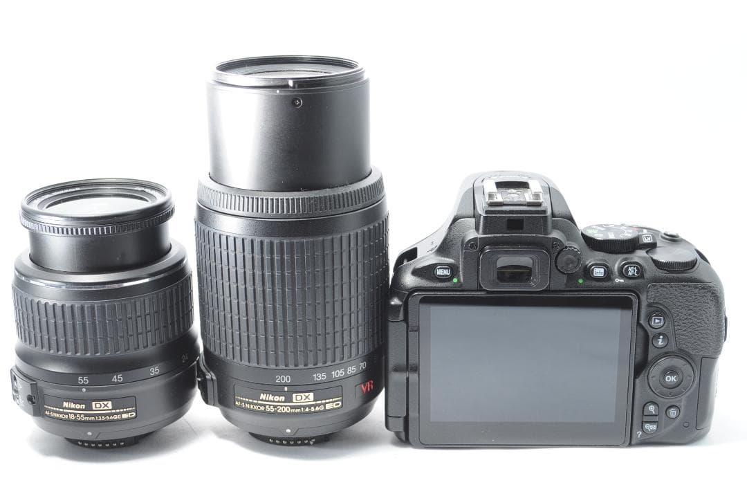 すぐに使えるダブルレンズ❤️Nikon D5600 セット✨スマホに自動転送