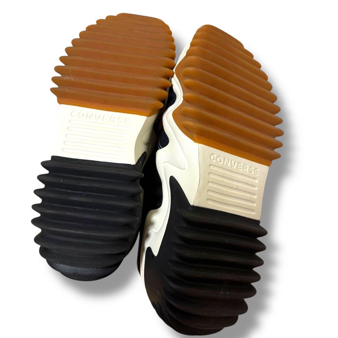 【ほぼ新品】韓国　コンバース ランスター モーション OX 28cm 黒 厚底