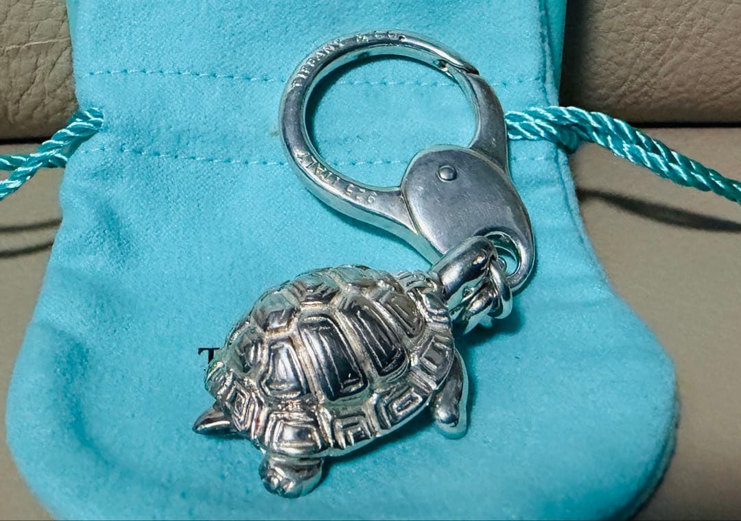 Tiffanyティファニー カメ 亀キーリング シルバー925 クリスマス特価！