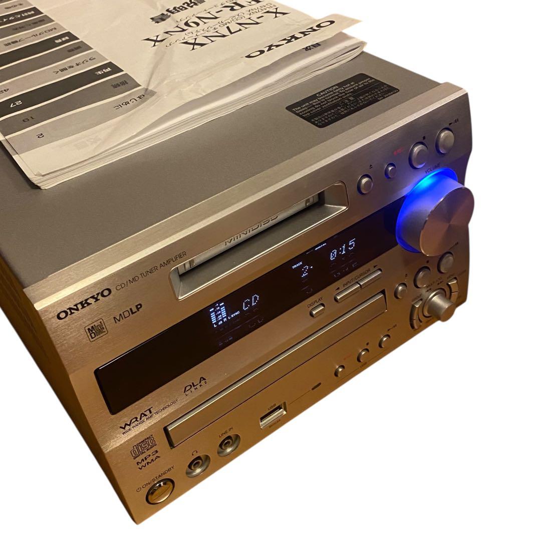 ✨極美品✨ONKYO オンキョー FR-N9NX(S)CD/MDチューナーアンプ