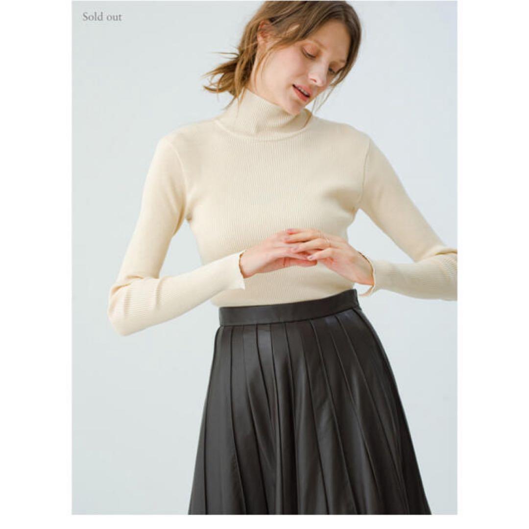 AURALEE RonHerman別注　ギザリブタートルネック プルオーバー