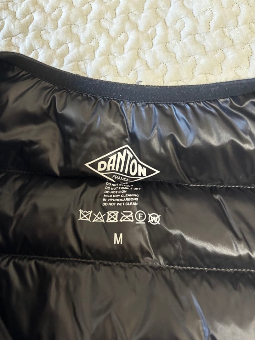 DANTON ブラック インナーダウン M