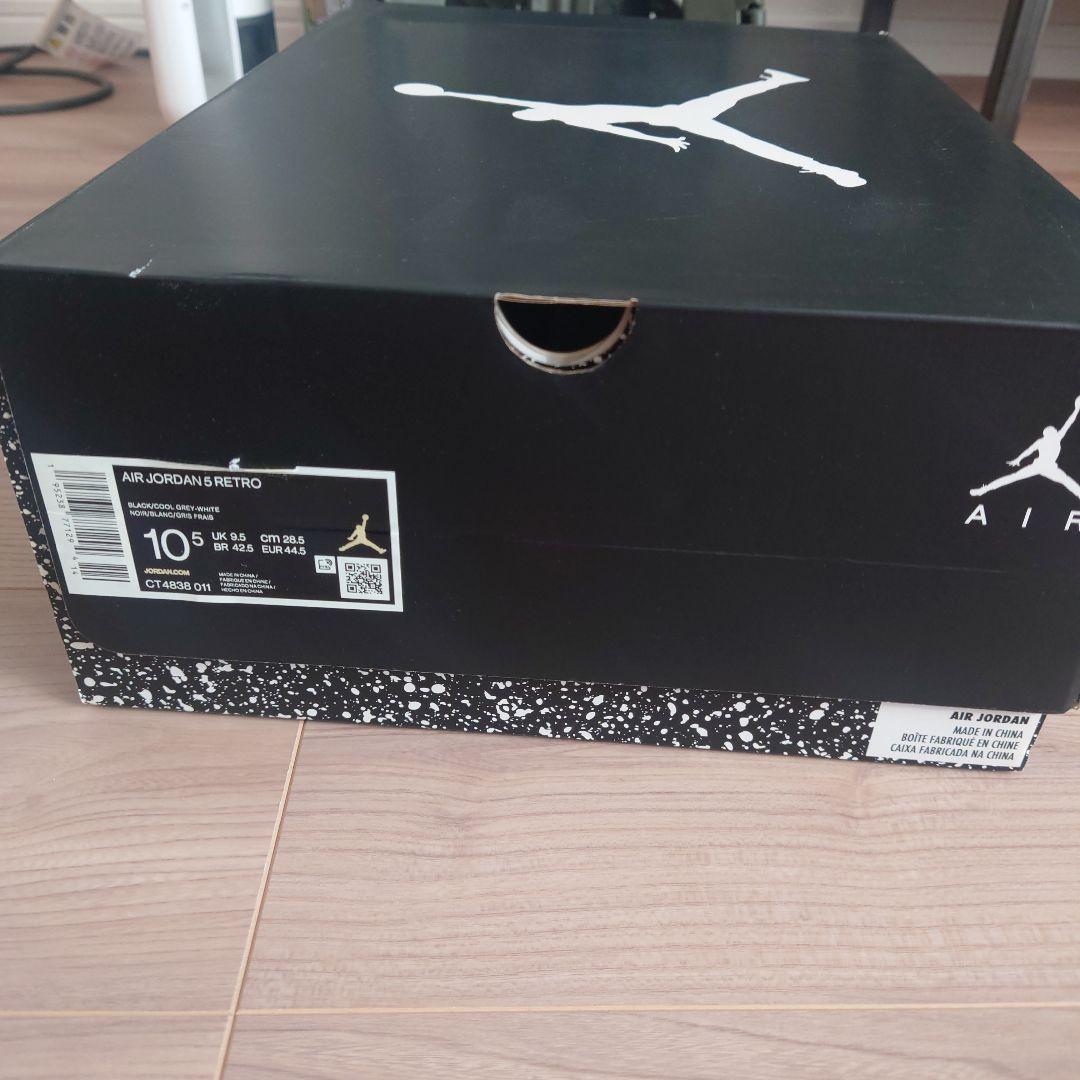 Nike Air Jordan 5 ブラック/ホワイト/クールグレー