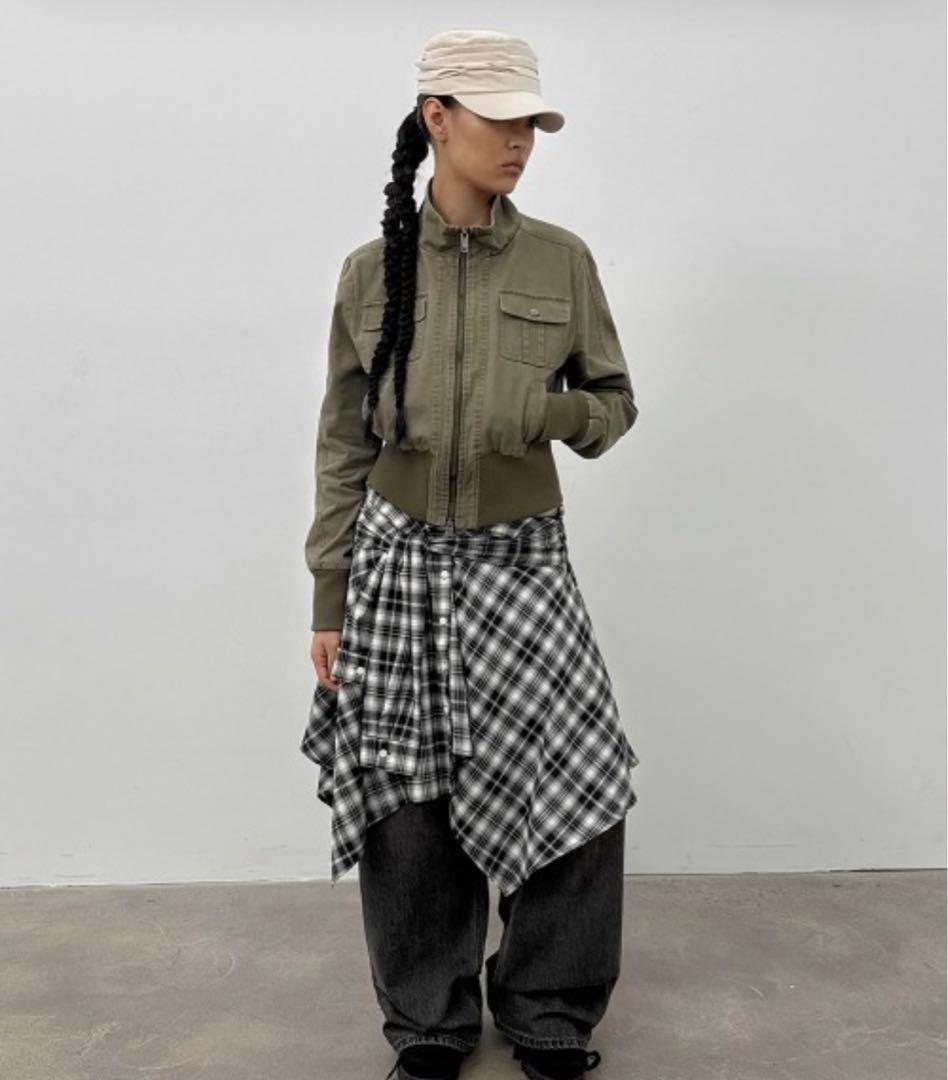 BLACKUP ブラックアップ ミリタリージャンパー