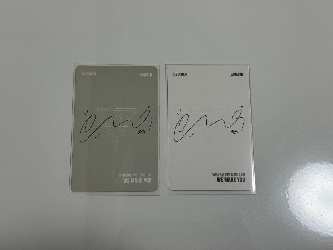 SEVENTEEN ウォヌ　we make you CARAT盤　通常盤　トレカ