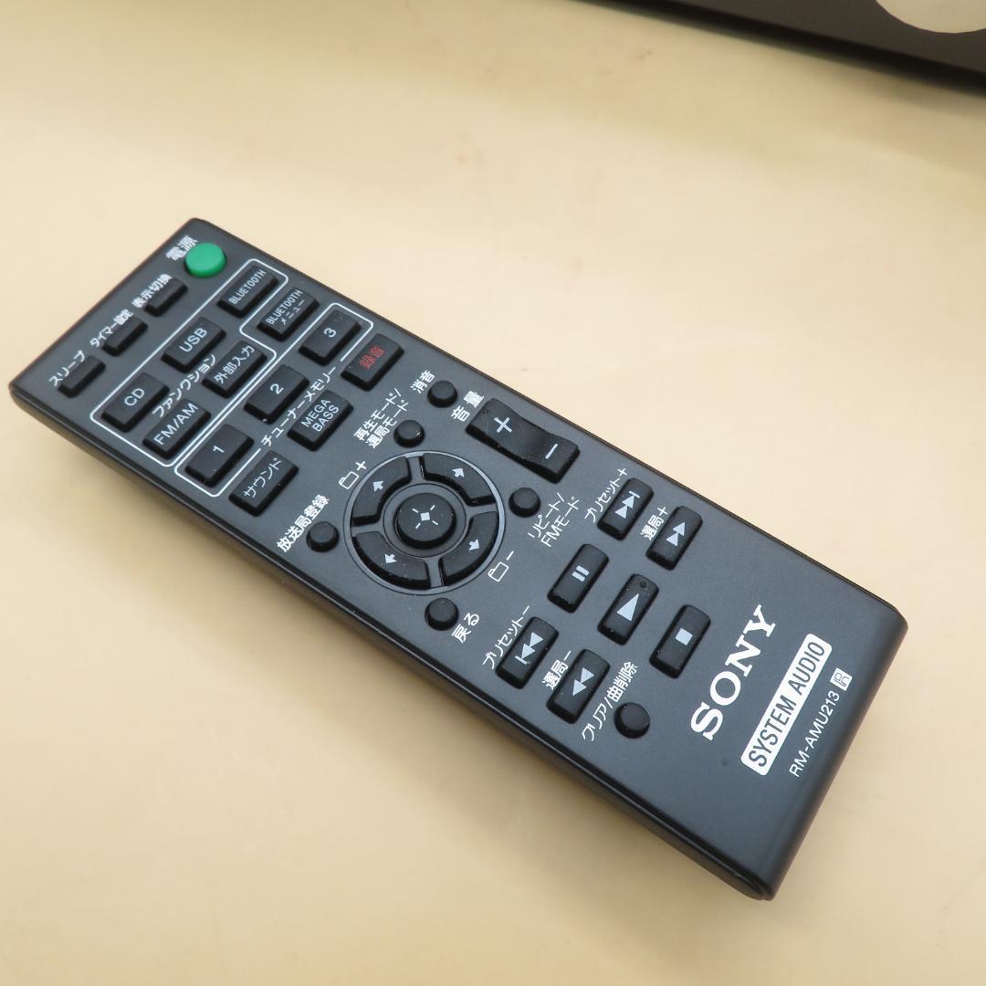 完動品　SONY HCD-SBT40　Bluetooth ステレオミニコンポ