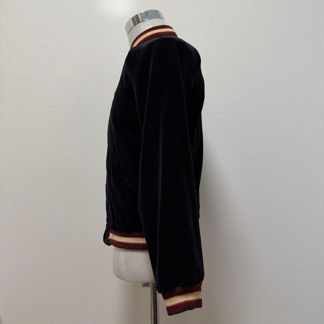 ビームスボーイ　スカジャン　リバーシブル　別珍　サテン　虎　刺繍　テーラー東洋