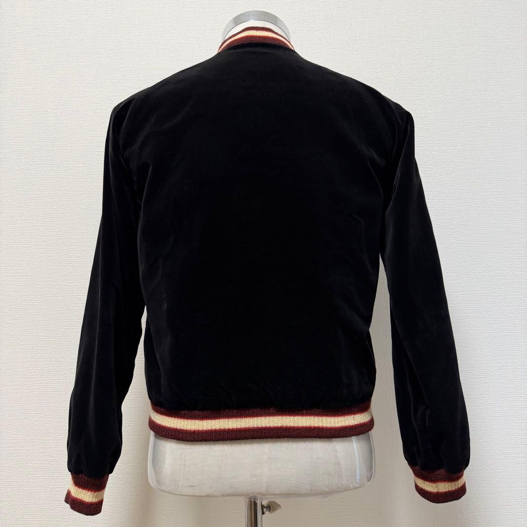 ビームスボーイ　スカジャン　リバーシブル　別珍　サテン　虎　刺繍　テーラー東洋