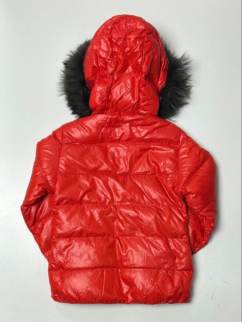 DUVETICA オレンジ　ファー付き　ダウンジャケット　40サイズ