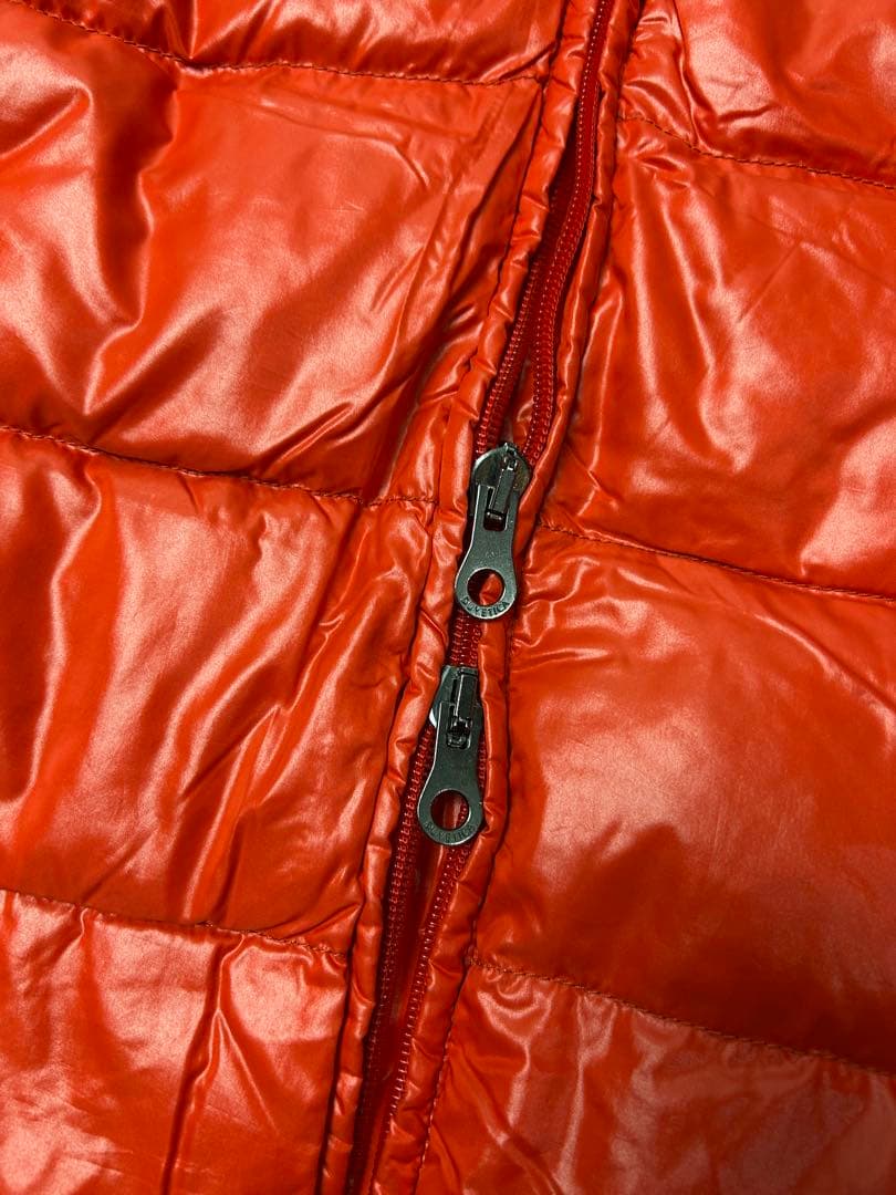DUVETICA オレンジ　ファー付き　ダウンジャケット　40サイズ