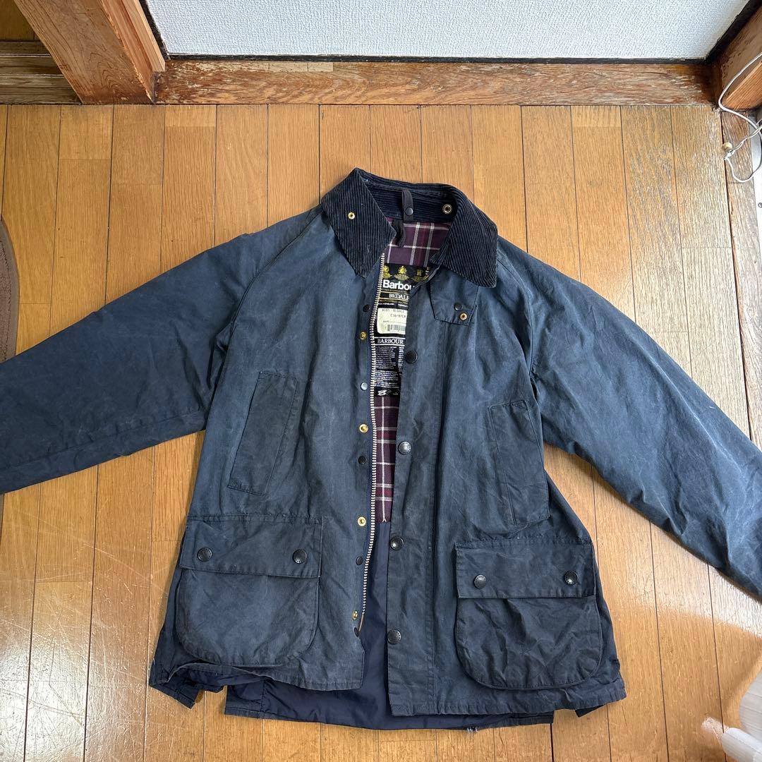 バブアー　ジャケットネイビー