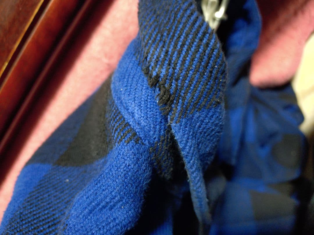 希少3XL FIVE BROTHER ネルシャツ　青黒チェック