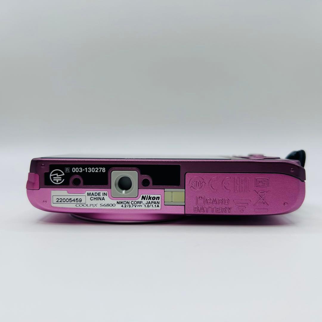 ニコン Nikon クールピクス COOLPIX S6800 ピンク コンデジ