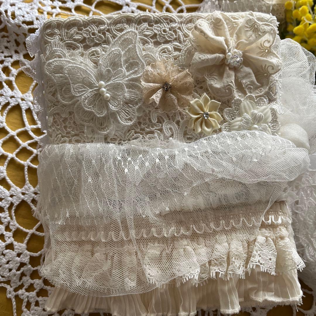 【限定1名様】 fabricジャンクジャーナル　おすそ分け素材入り　ふわふわ♪