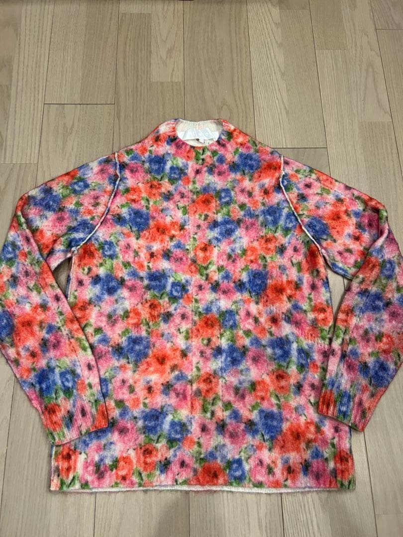 TAO コムデギャルソン　アルパカ花柄ニットSサイズ　23AW
