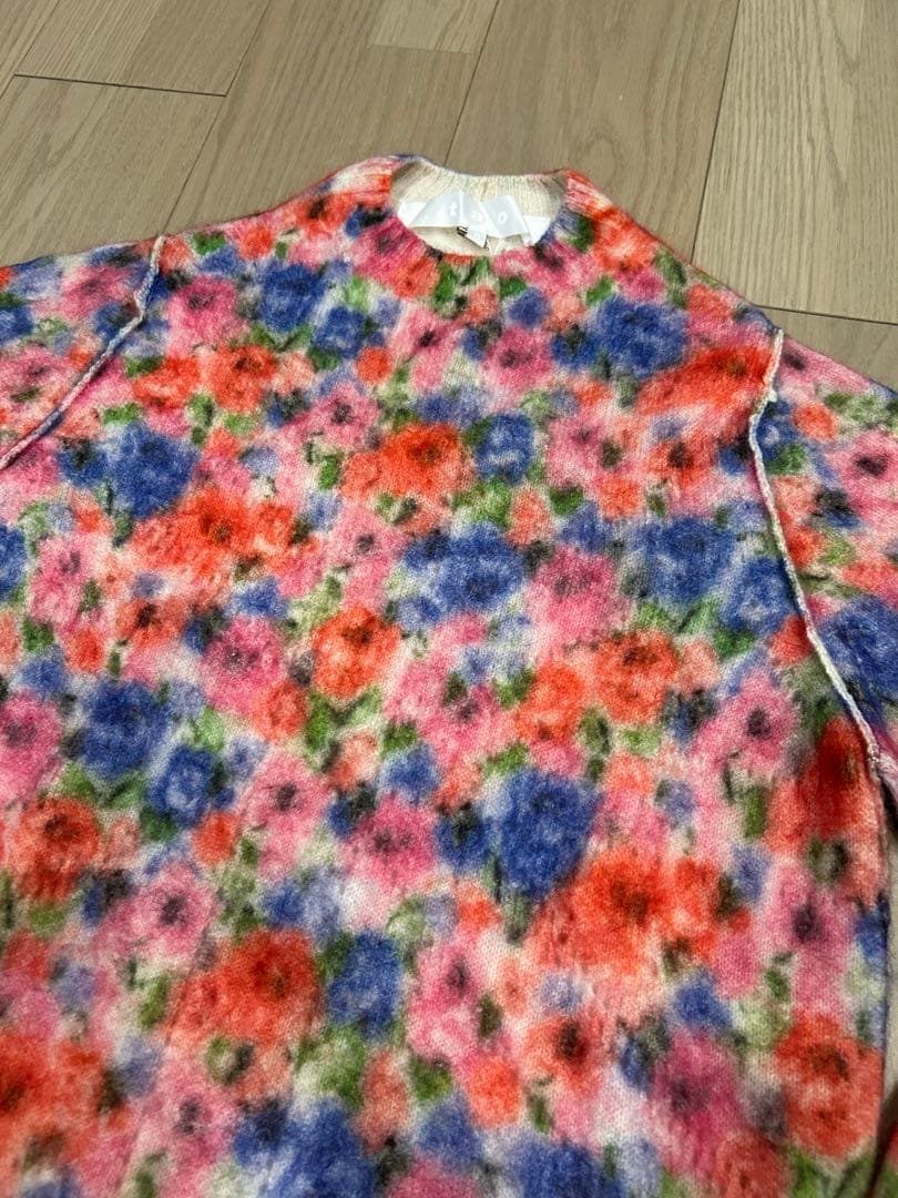 TAO コムデギャルソン　アルパカ花柄ニットSサイズ　23AW