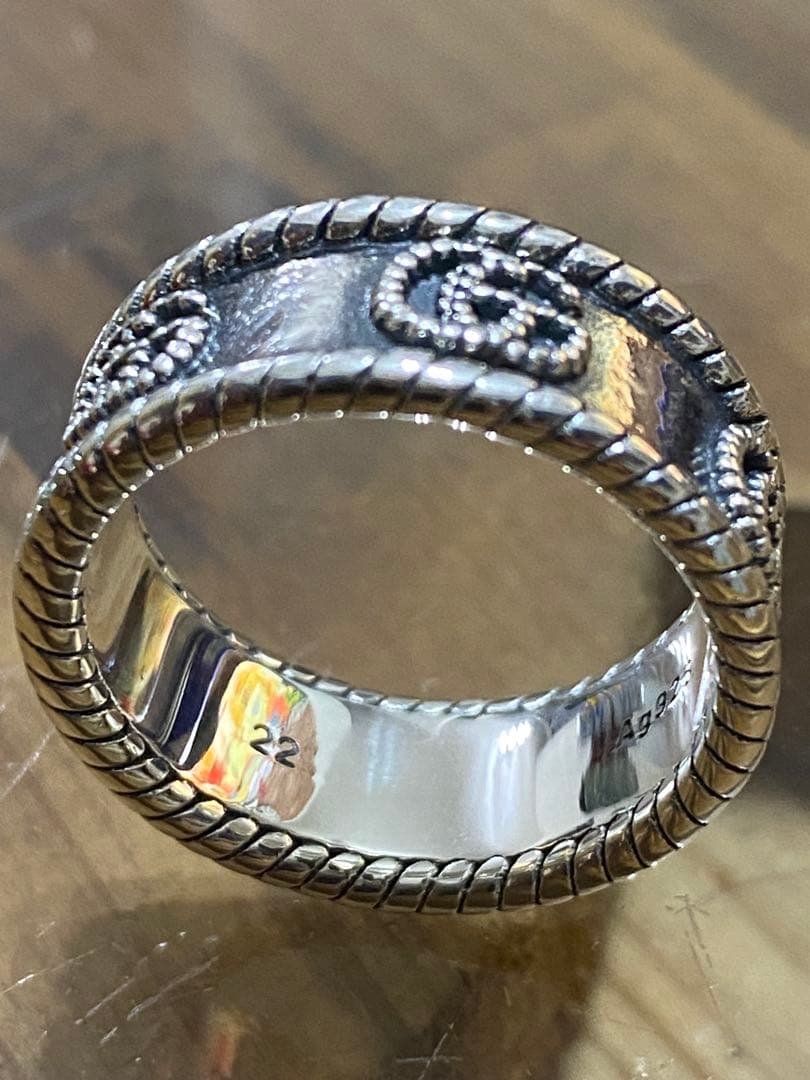 GUCCI シルバー925 リング サイズ22