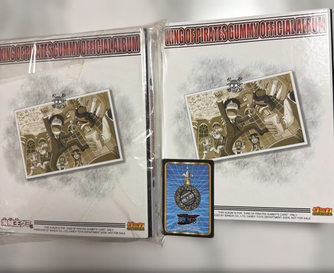 【激レア】ONE PIECE ワンピース 海賊王グミ アルバム＆カード　2点