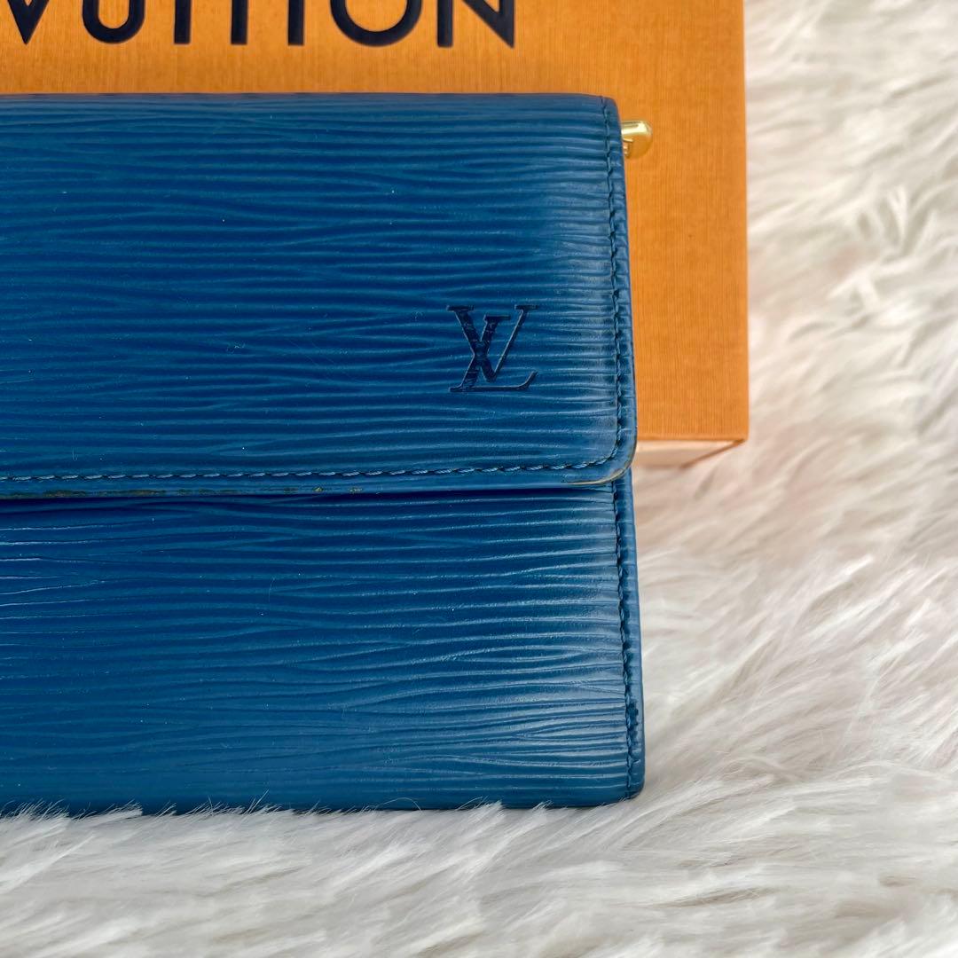 美品✨ルイ ヴィトン エピ ポシェットポルトモネクレディ レザー 財布