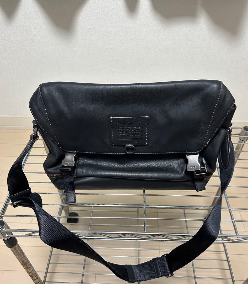 コーチ COACH レザー リビングトンバイク バッグ