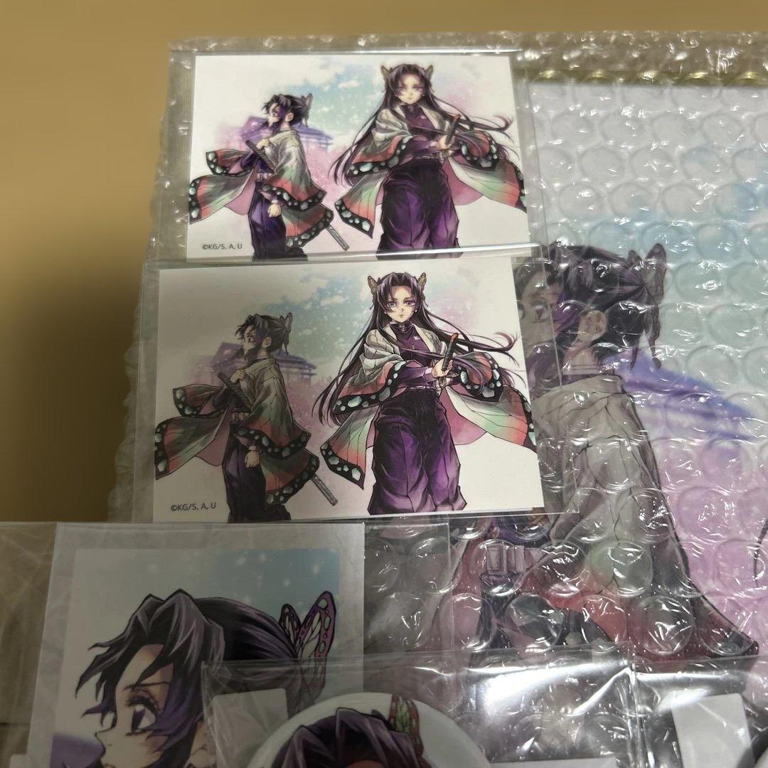 鬼滅の刃 しのぶとカナエ リアルWEBSHOPくじ B賞 アクリル色紙　セット