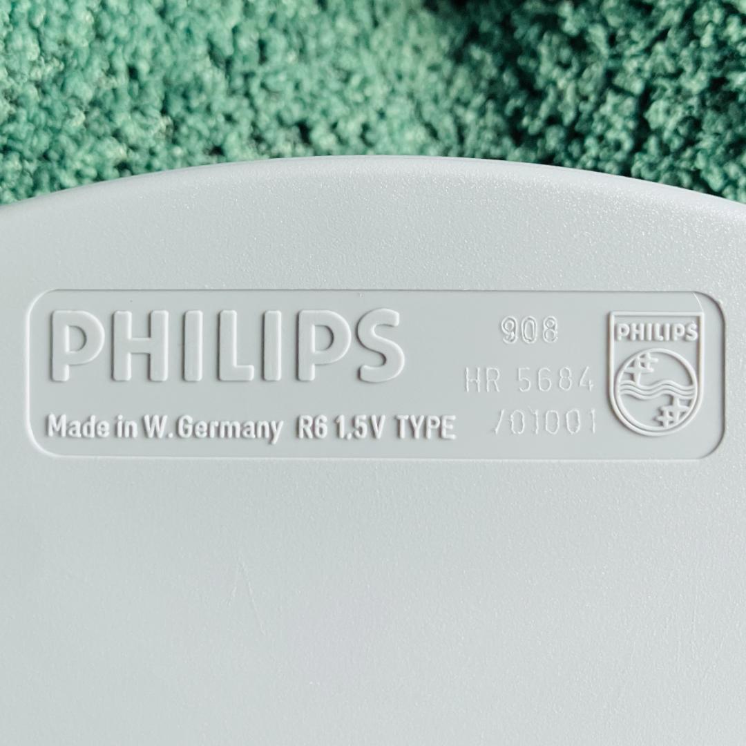 80'S 西ドイツ製 PHILIPS 掛け時計 ミニマリズム