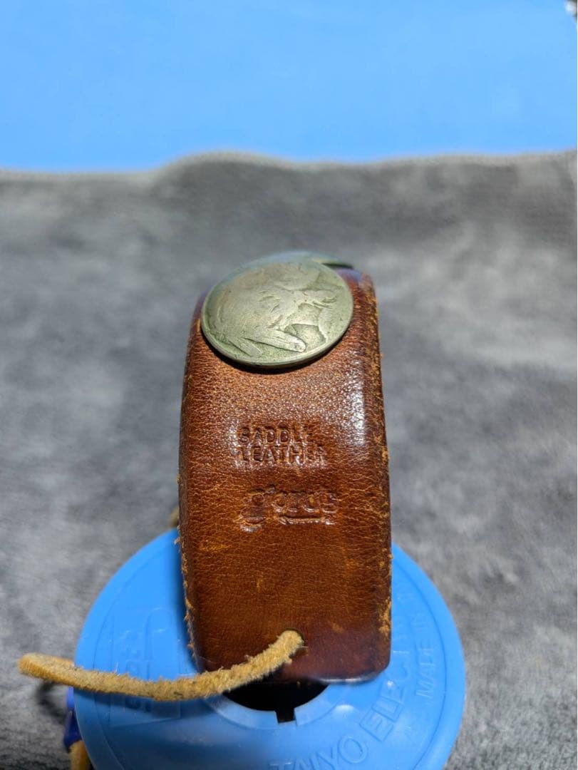 ゴローズ 5セントコンチョ付きレザー ブレスレット