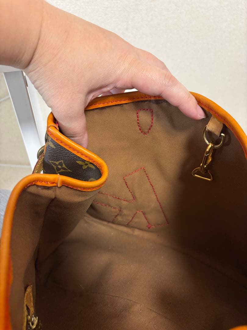 正規品 ルイヴィトン モノグラム ハンドバッグ ※Kイニシャル後付け