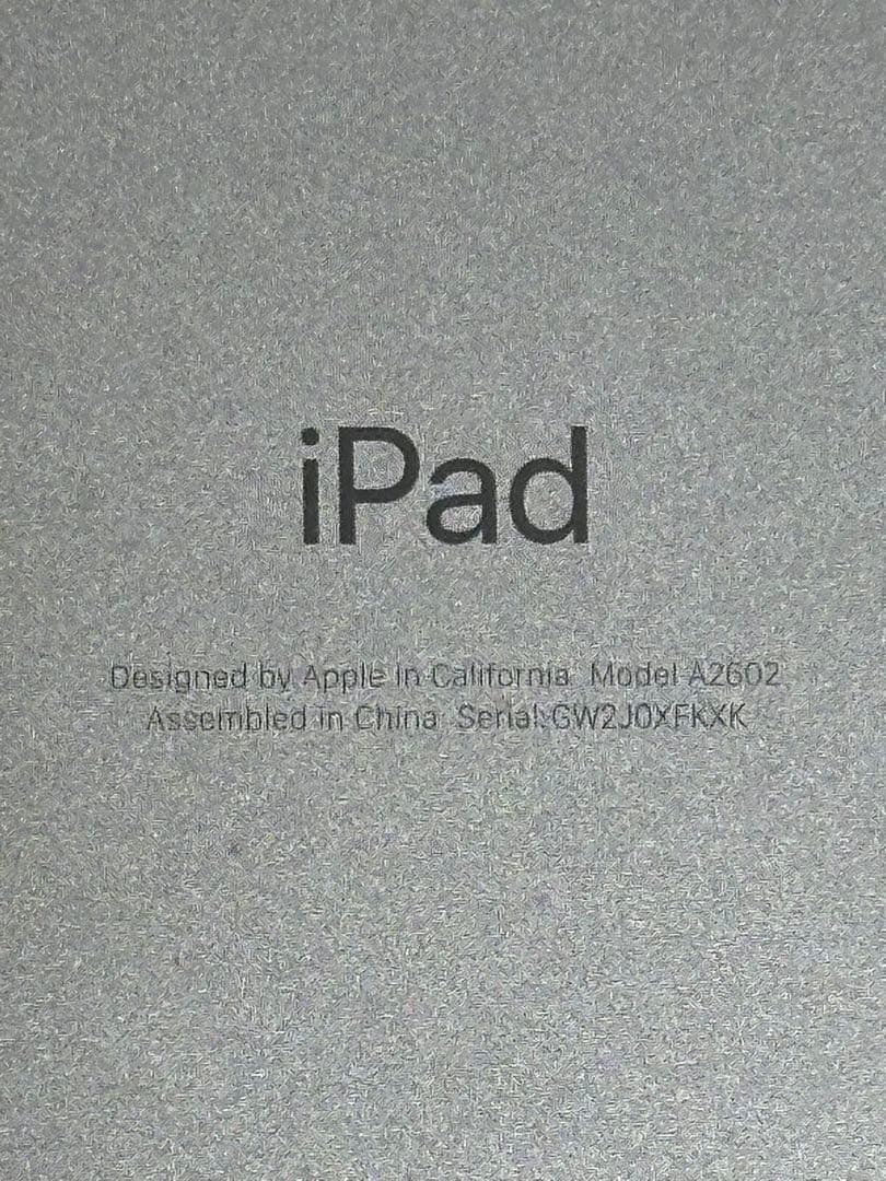 Apple iPad （第9世代 ）64GB (モデル番号: A2602)