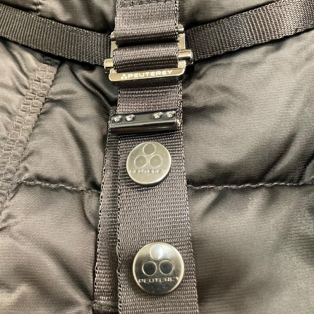 16986✨ピューテリー 42 ロングダウンコート ファー グースダウン 茶色