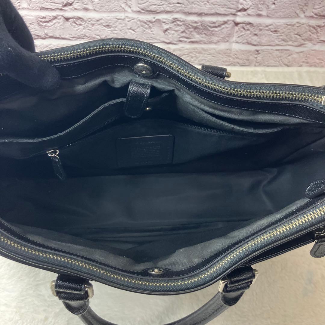 コーチ✨メトロポリタン 2way ３室 A4 ビジネスバッグ サフィアーノレザー