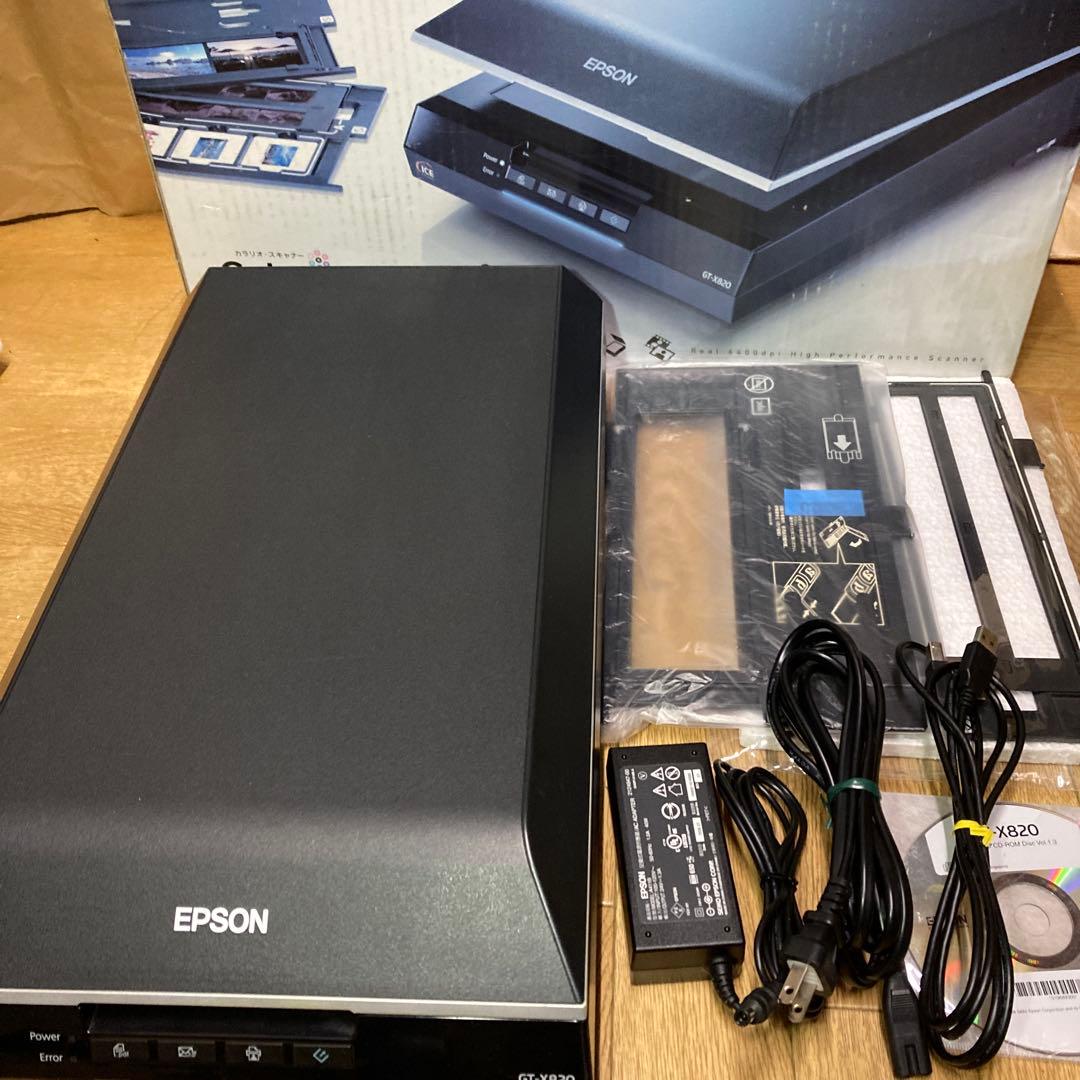 エプソン GT-X820 フィルムスキャナー 35mmフィルムホルダー付動作快調