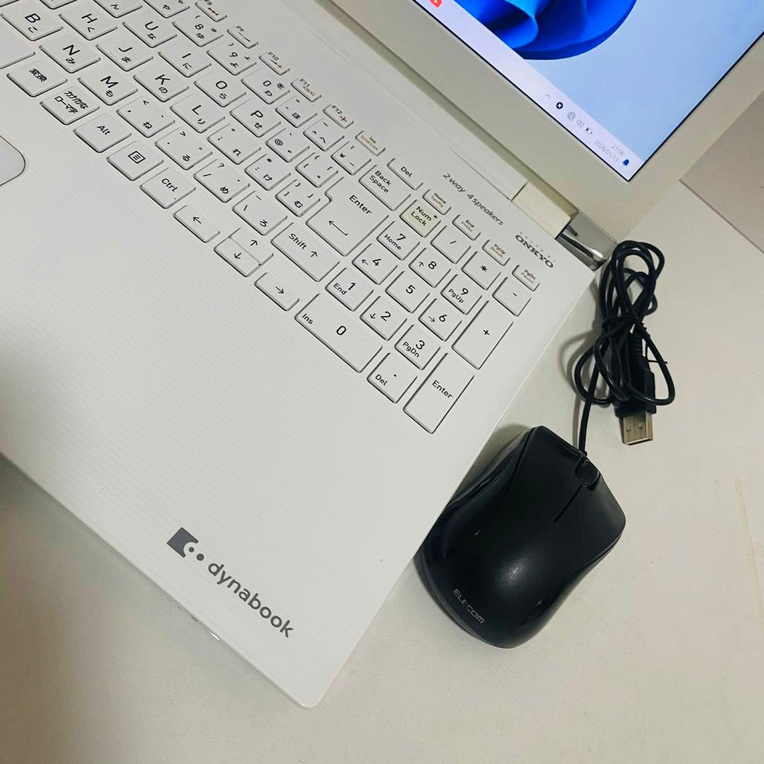 T7 TOSHIBAノートパソコンSSD高速Windows11オフィス2024付