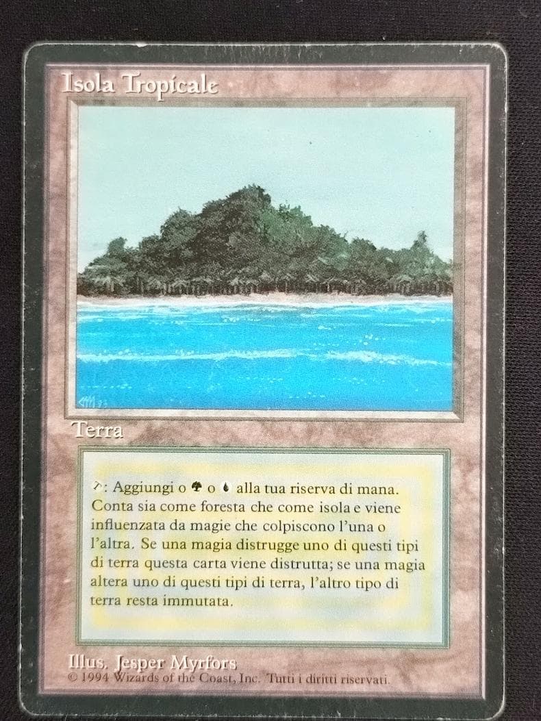MTG Tropical  イタリア語 リバイズド黒枠 3EDBB