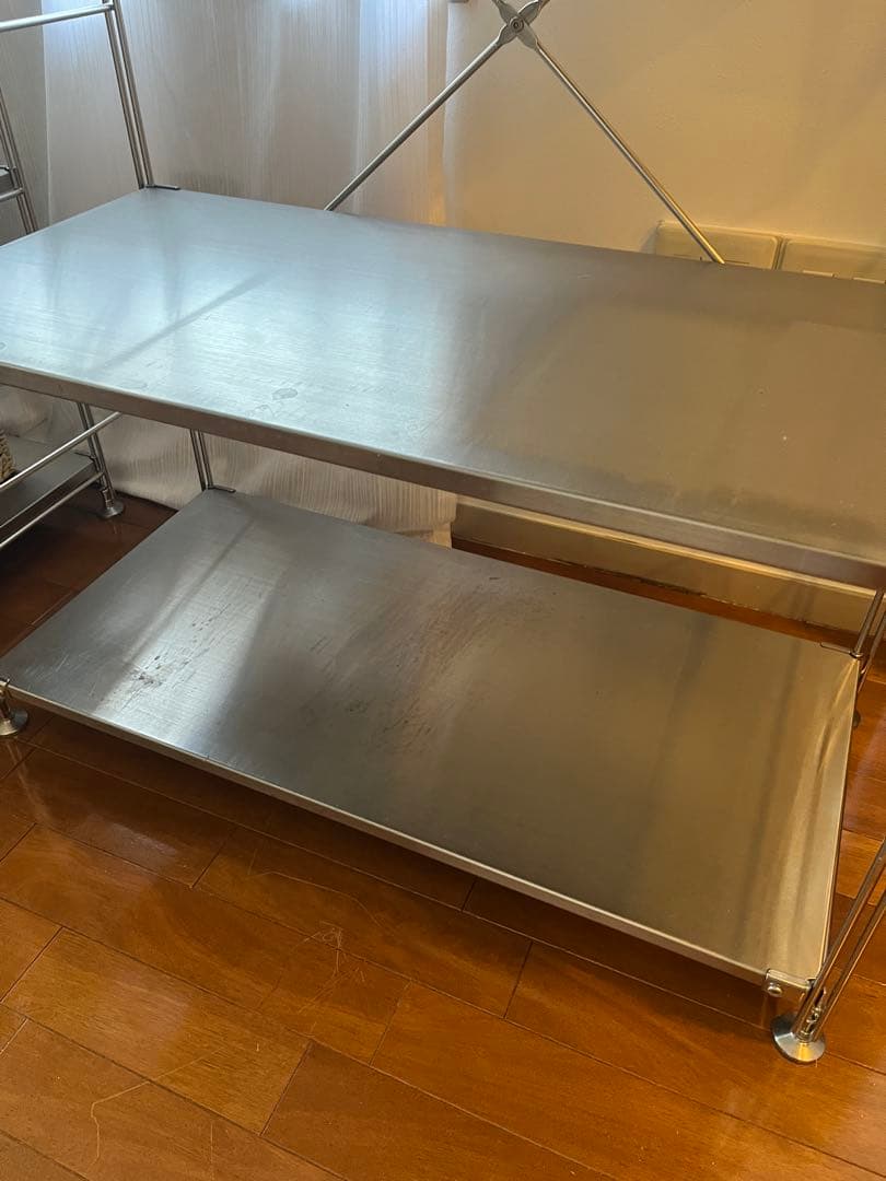 ミ*エ様 無印良品　2021年　ステンレスユニットシェルフ　ステンレス棚セット