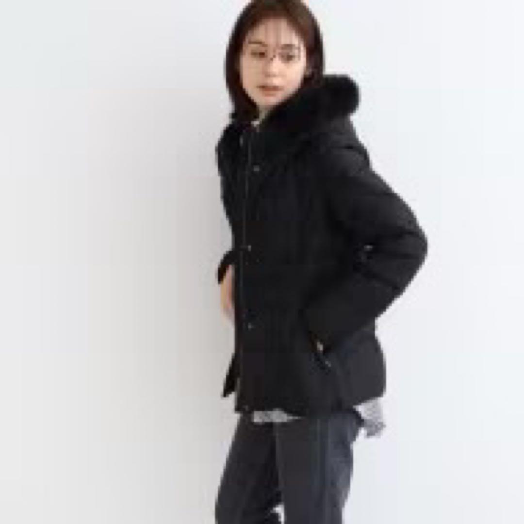 【マルチWAY／フォックスファー／ショート丈】リサイクルダウンコート
