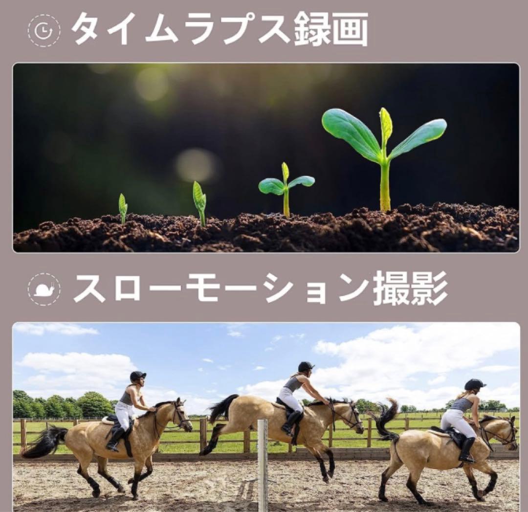 Keculbo ビデオカメラ 4K 48MP 30FPS18X