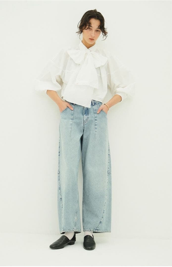 CLANE COCOON BULKY DENIM PANTS サイズ0