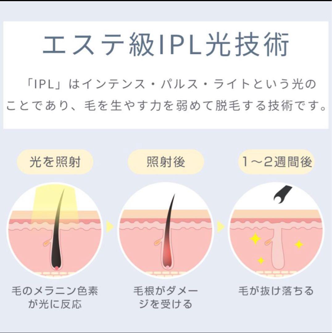 lomaya IPL光脱毛器 サファイアガラス付き　美品　値上げ予定