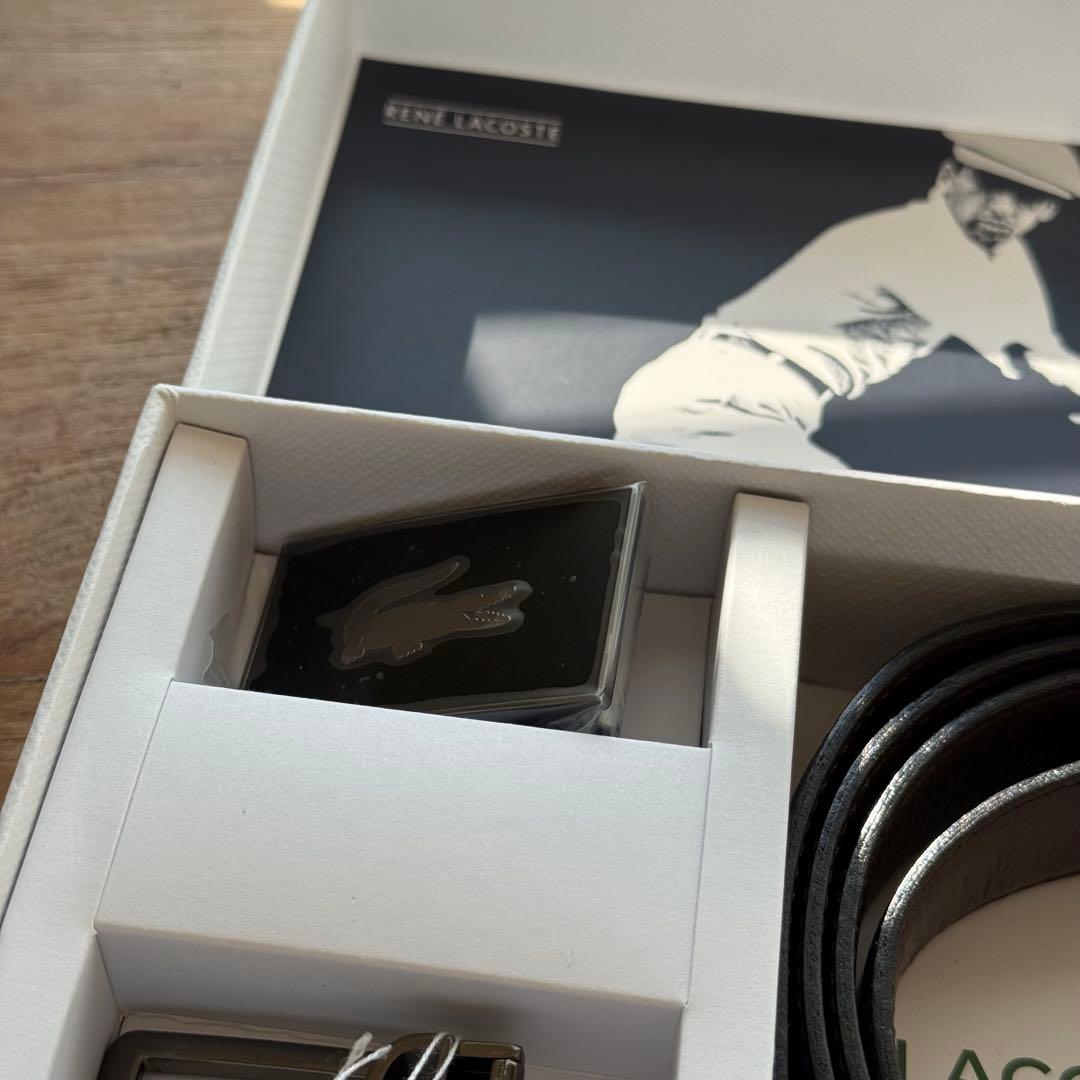 【新品未使用】⧫ LACOSTE LB97310 リバーシブルベルト
