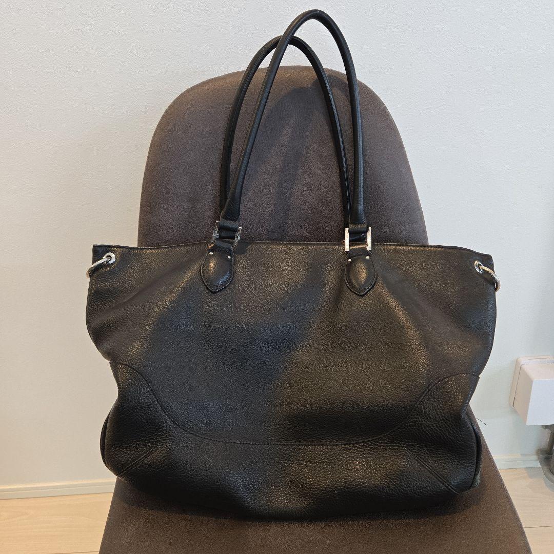 PELLE MORBIDA ビジネスバッグ ブラックレザー