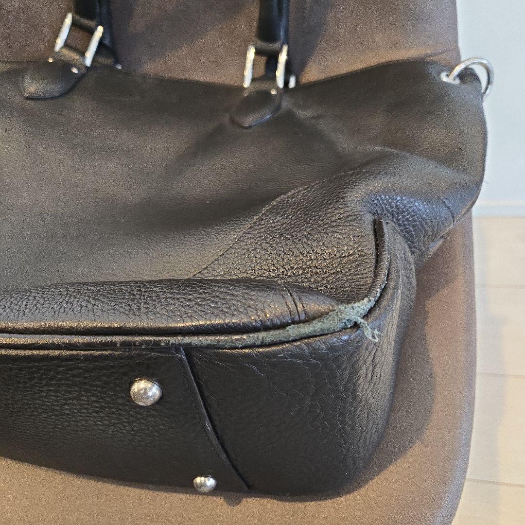 PELLE MORBIDA ビジネスバッグ ブラックレザー