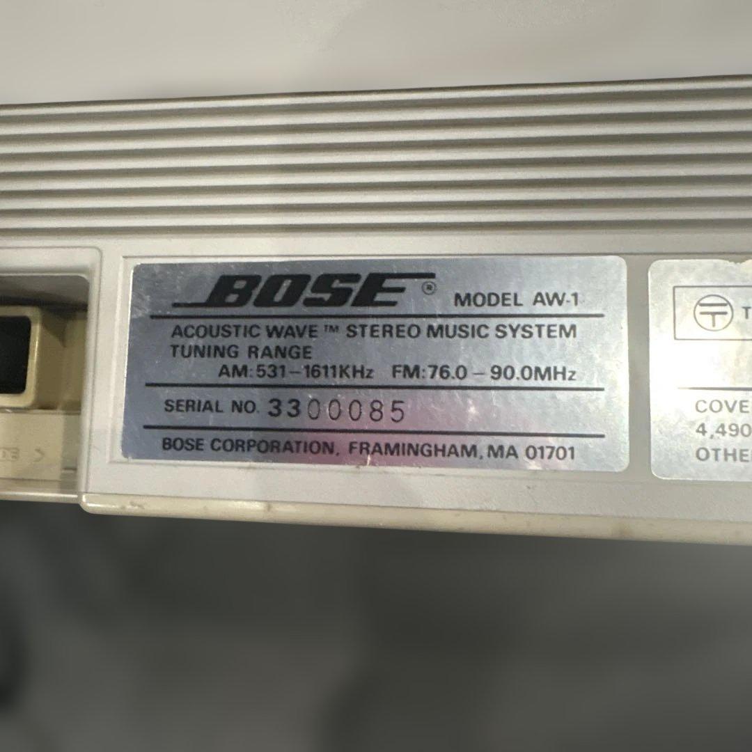 BOSE‼️ラジオカセット‼️AW-1‼️ケース付き