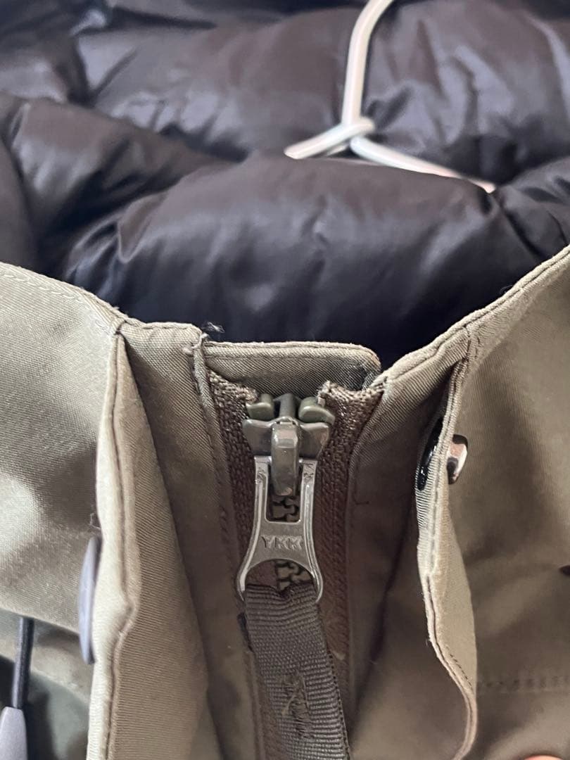 美品 ノースフェイス マカル ダウン コート モスグリーン M レディース 軽量