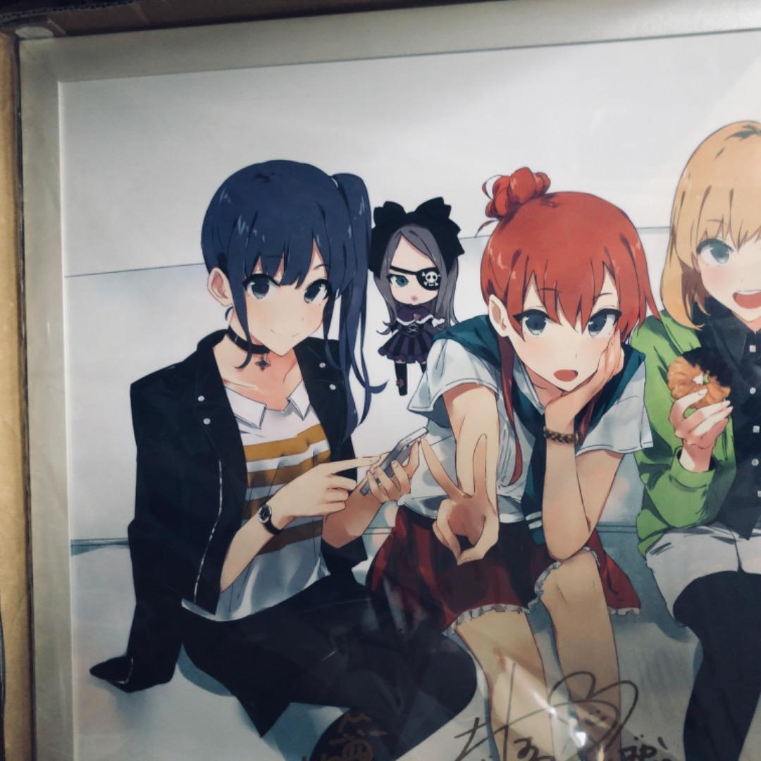 SHIROBAKO 声優直筆サイン入り ぽんかん⑧リソグラフ 複製原画